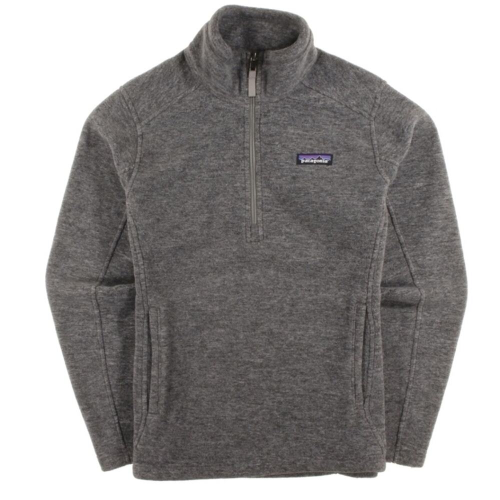 Patagonia synchilla 1/4 zip fleece pullover dark gray women’s M